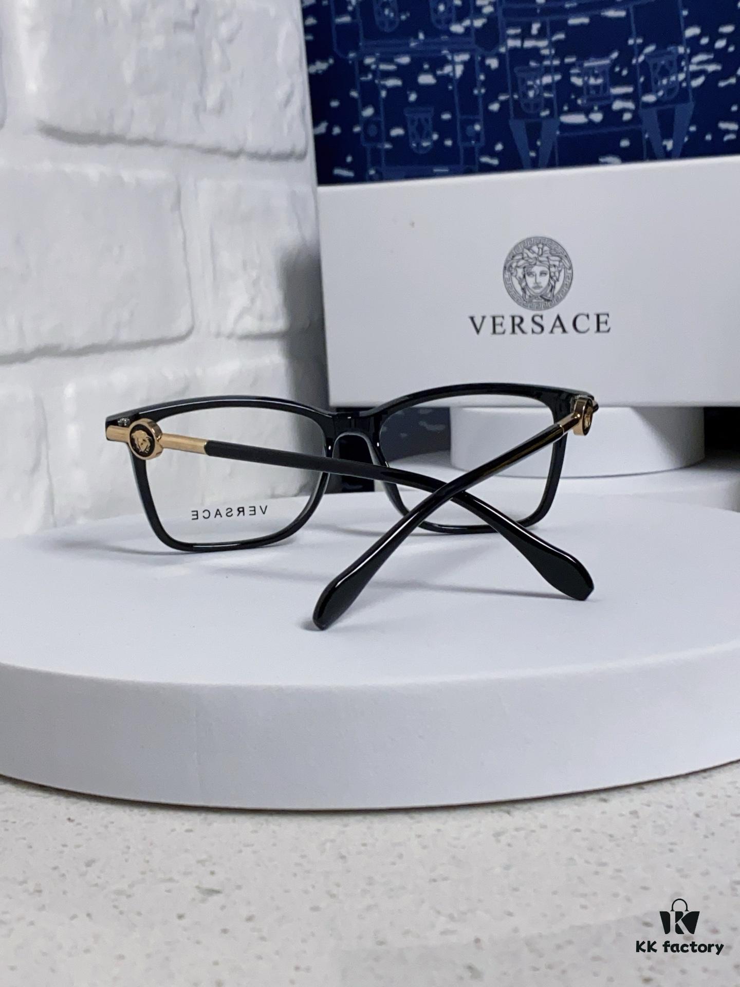 Versace Women's Square Logo Sunglasses Fashionable Unisex Optical Frame