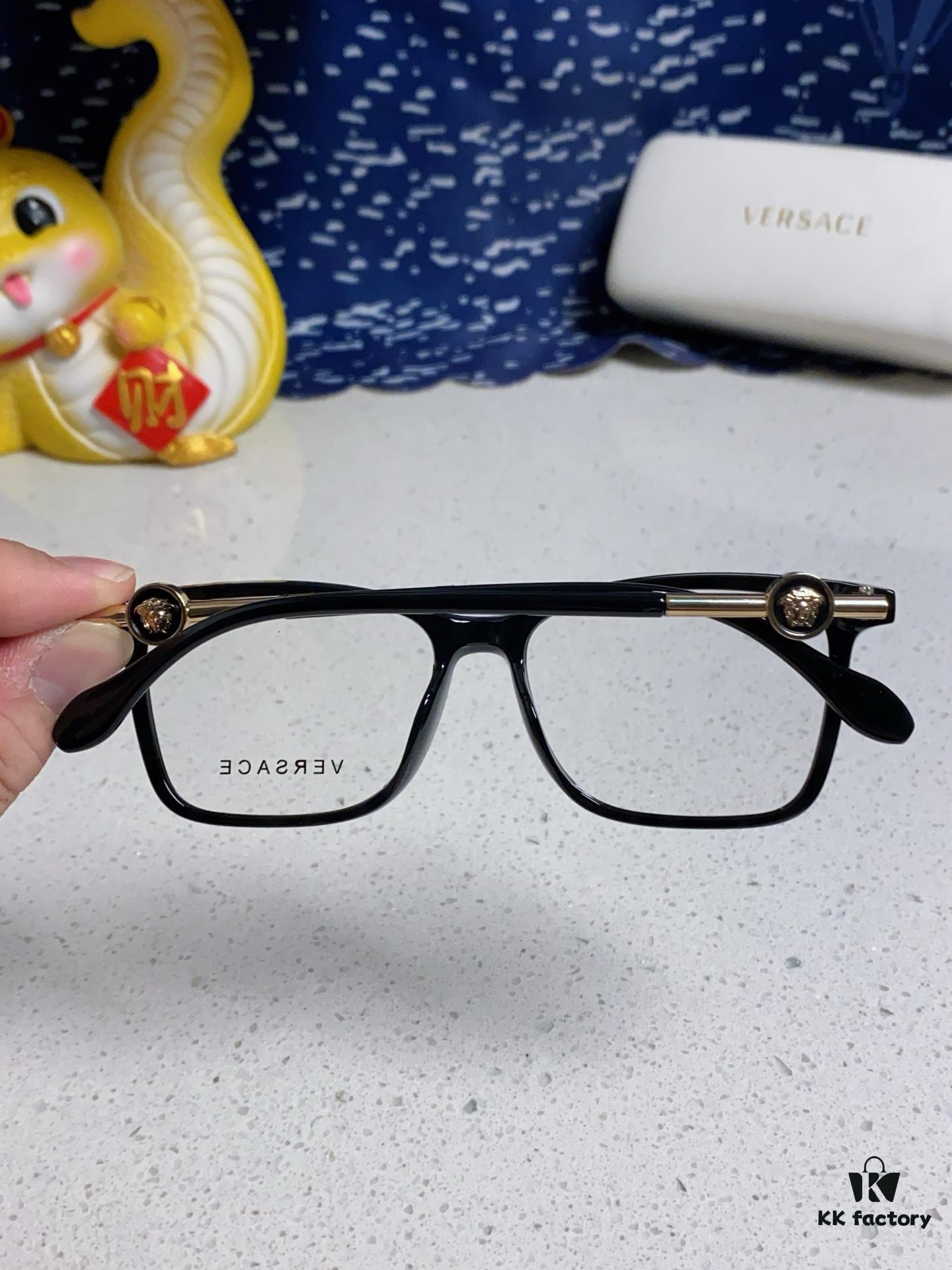 Versace Women's Square Logo Sunglasses Fashionable Unisex Optical Frame