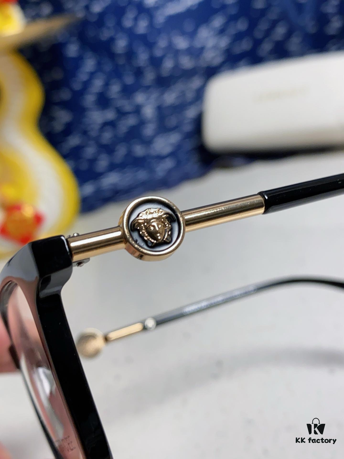 Versace Women's Square Logo Sunglasses Fashionable Unisex Optical Frame