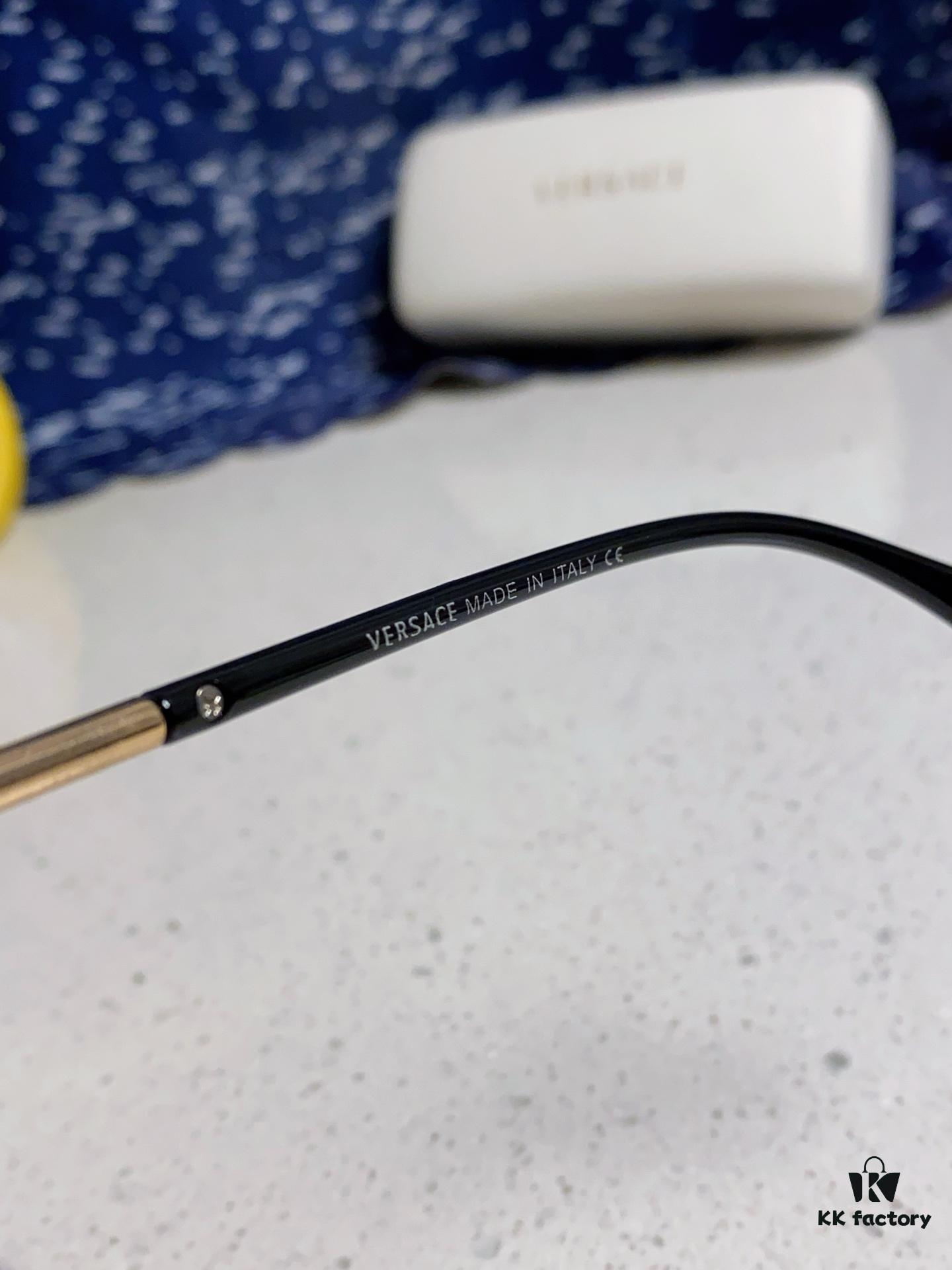 Versace Women's Square Logo Sunglasses Fashionable Unisex Optical Frame