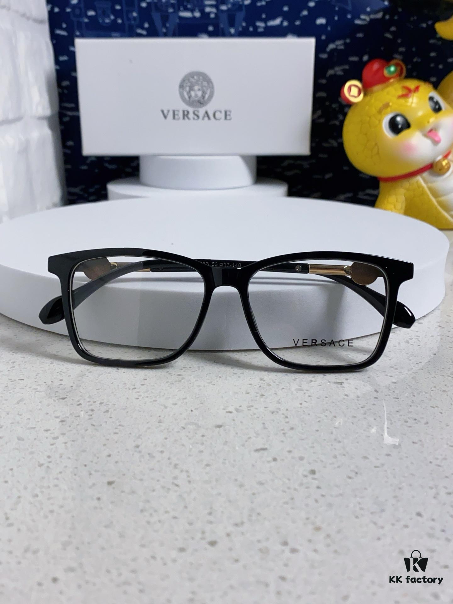 Versace Women's Square Logo Sunglasses Fashionable Unisex Optical Frame