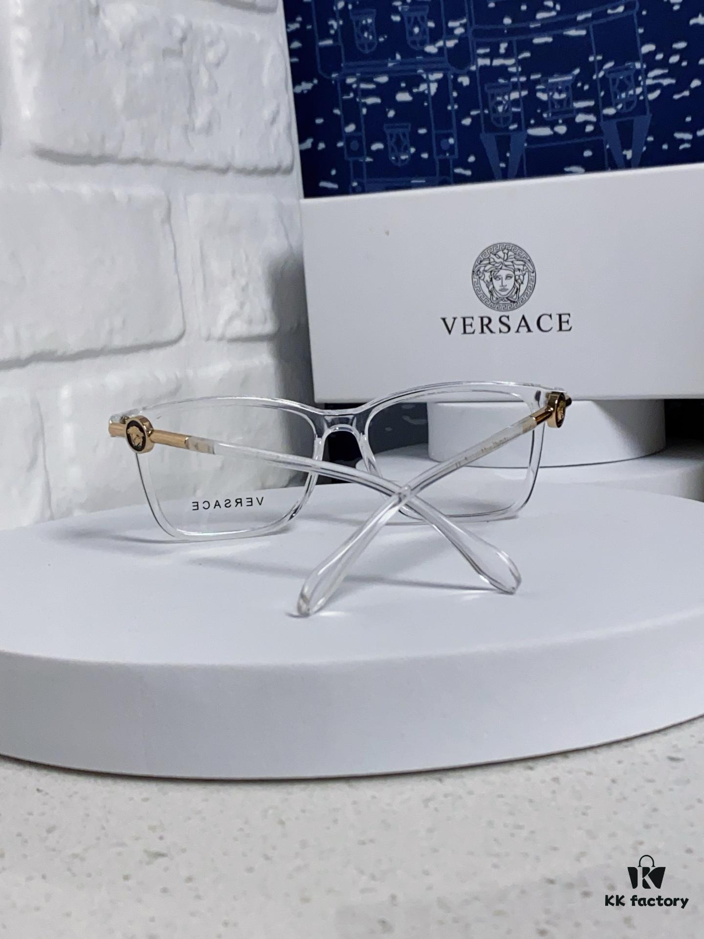 Versace Women's Square Logo Sunglasses Fashionable Unisex Optical Frame