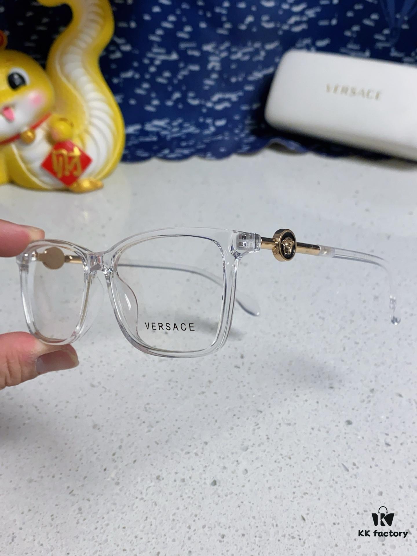 Versace Women's Square Logo Sunglasses Fashionable Unisex Optical Frame