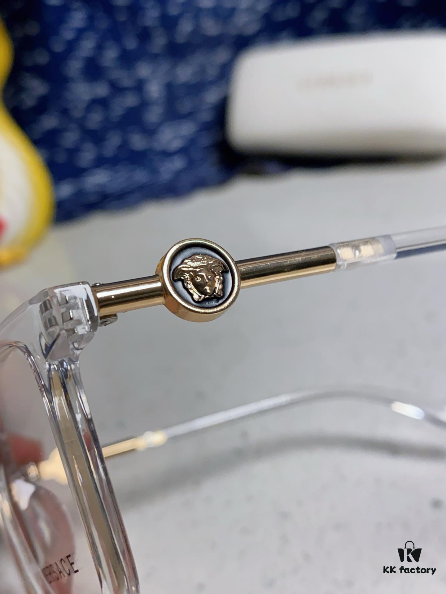 Versace Women's Square Logo Sunglasses Fashionable Unisex Optical Frame