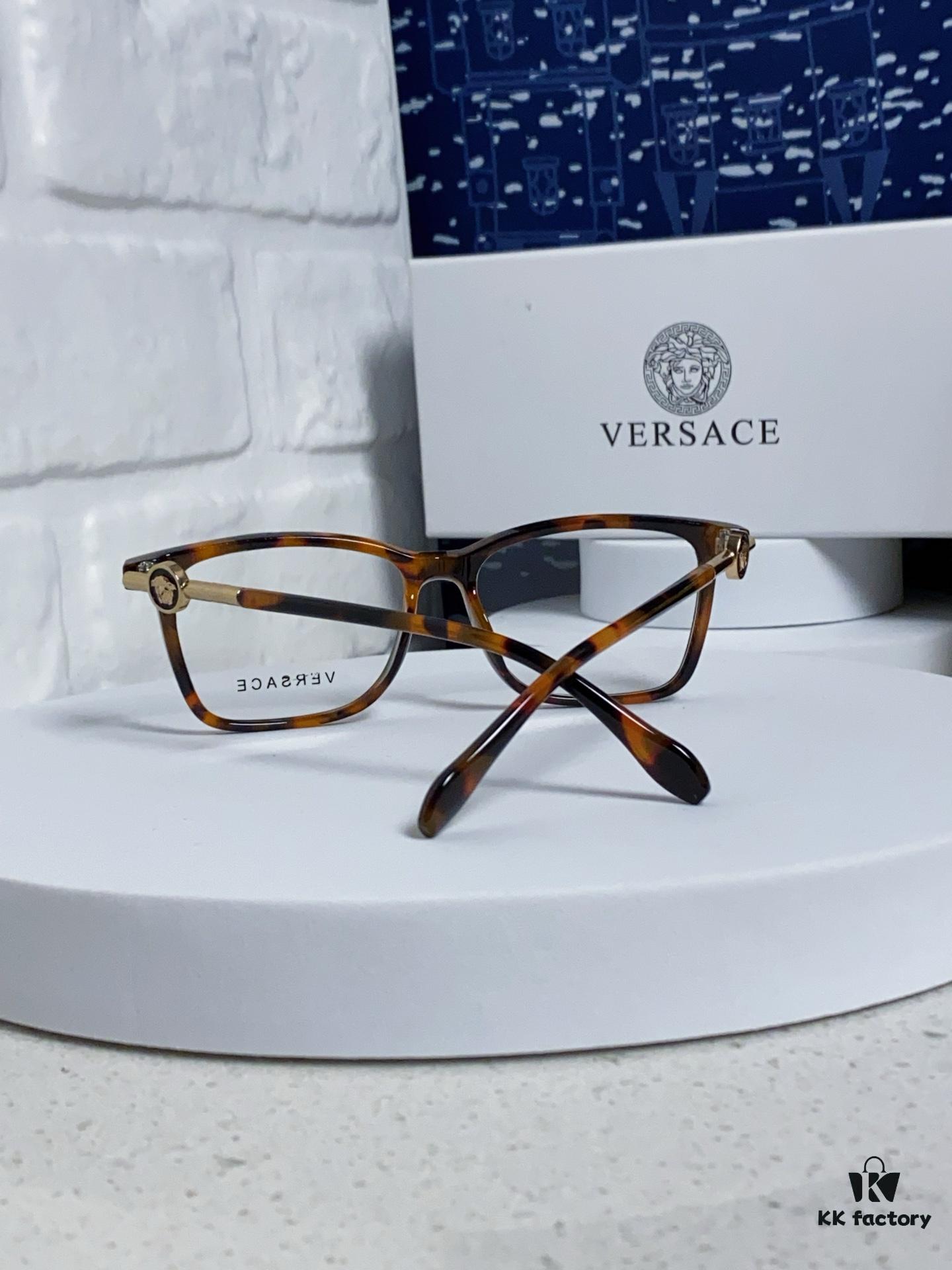 Versace Women's Square Logo Sunglasses Fashionable Unisex Optical Frame