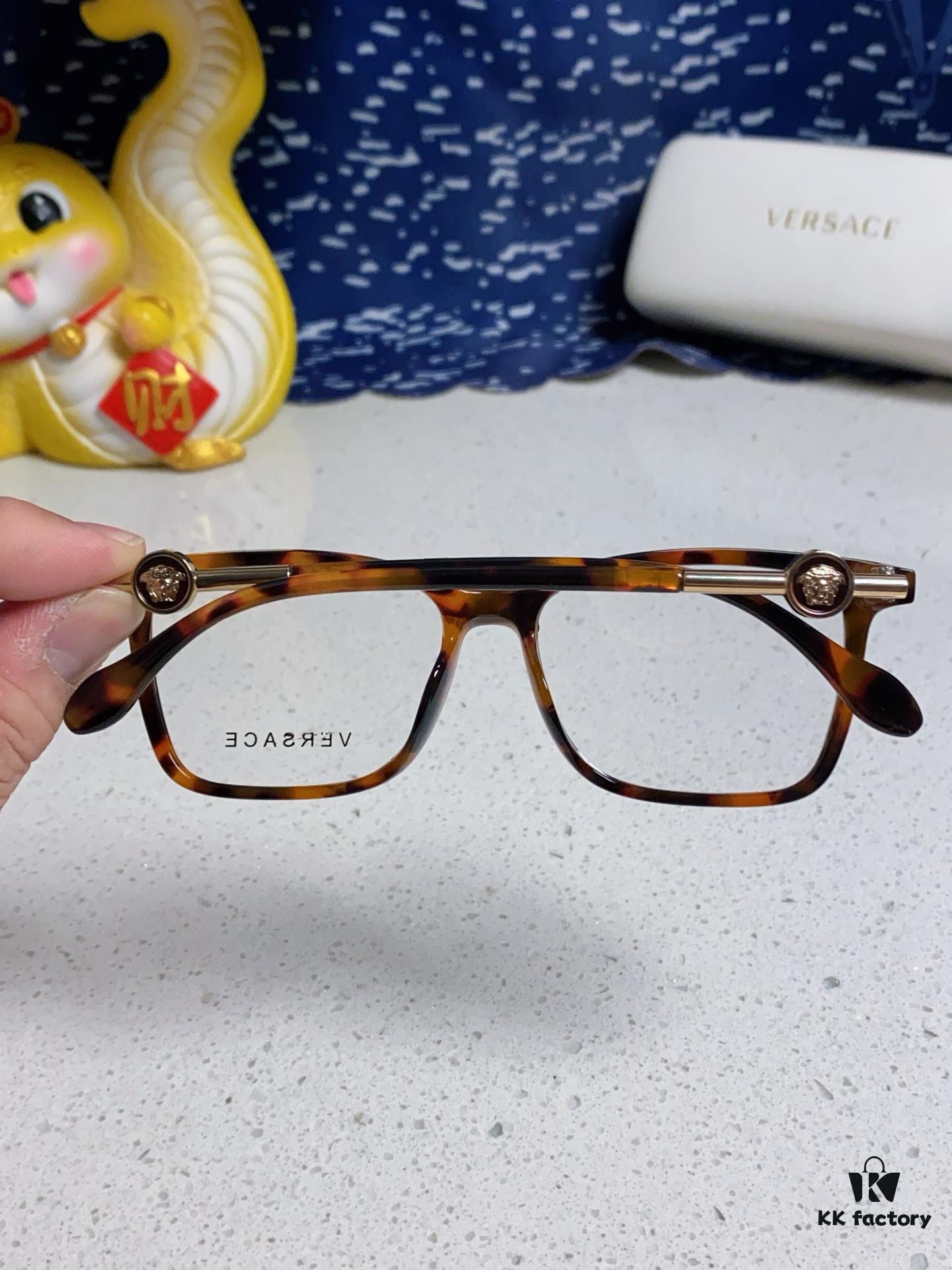 Versace Women's Square Logo Sunglasses Fashionable Unisex Optical Frame