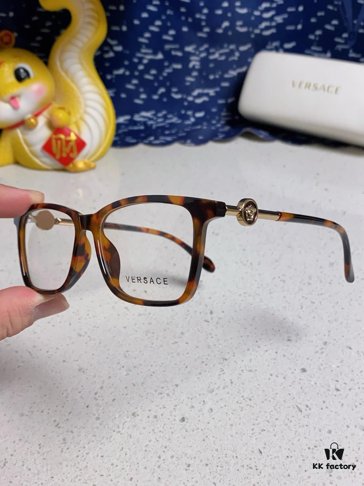 Versace Women's Square Logo Sunglasses Fashionable Unisex Optical Frame