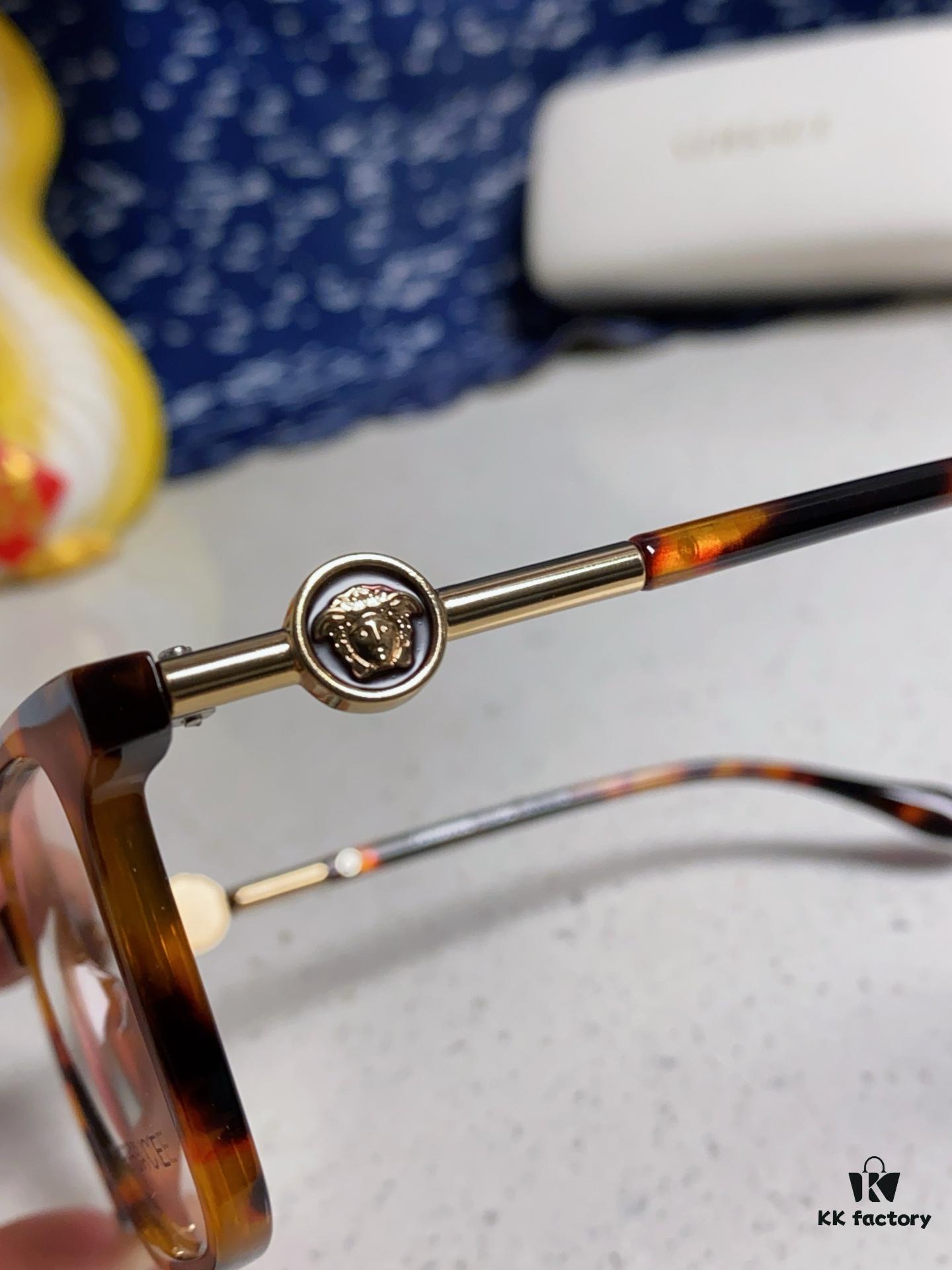 Versace Women's Square Logo Sunglasses Fashionable Unisex Optical Frame