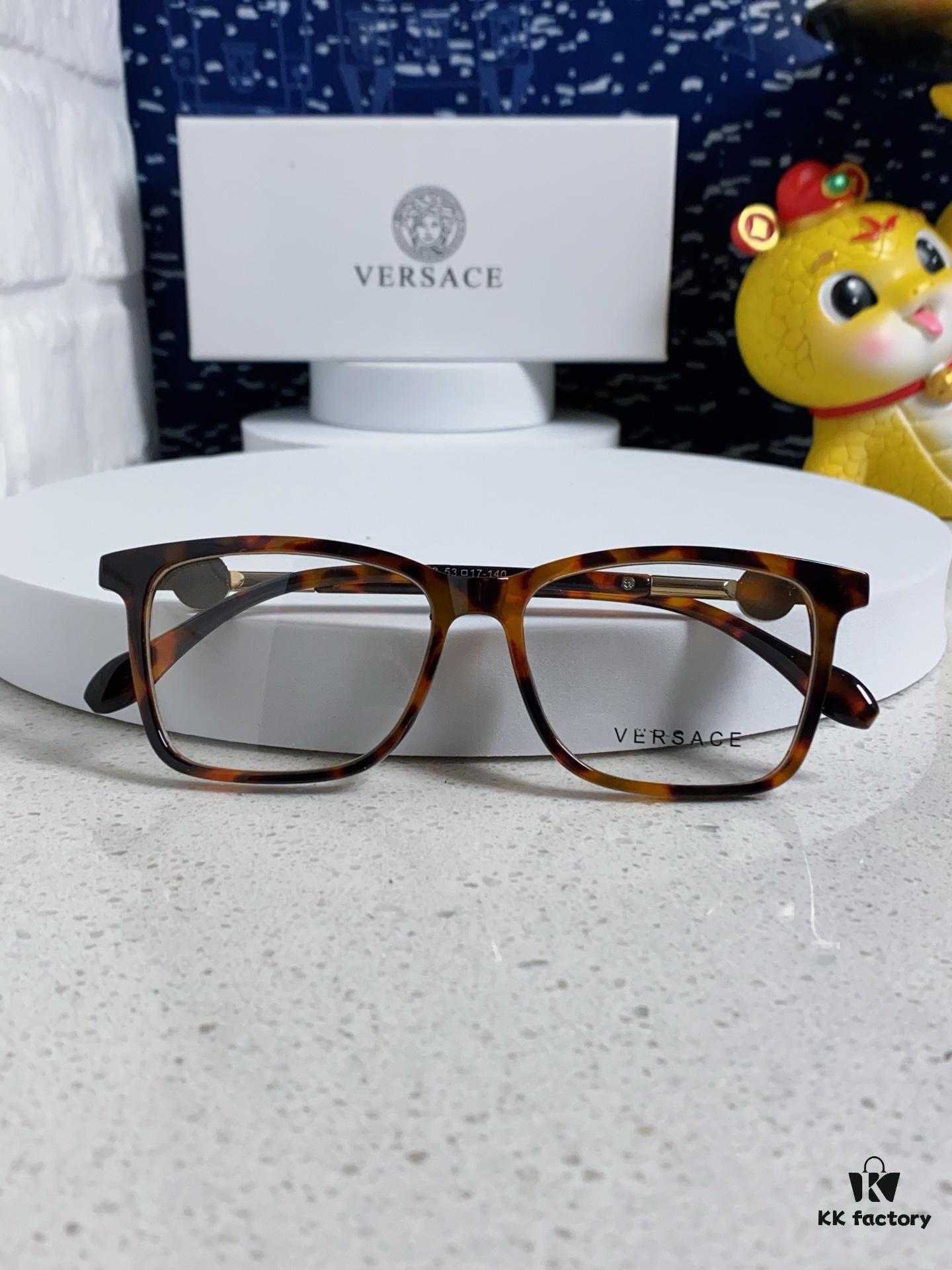 Versace Women's Square Logo Sunglasses Fashionable Unisex Optical Frame