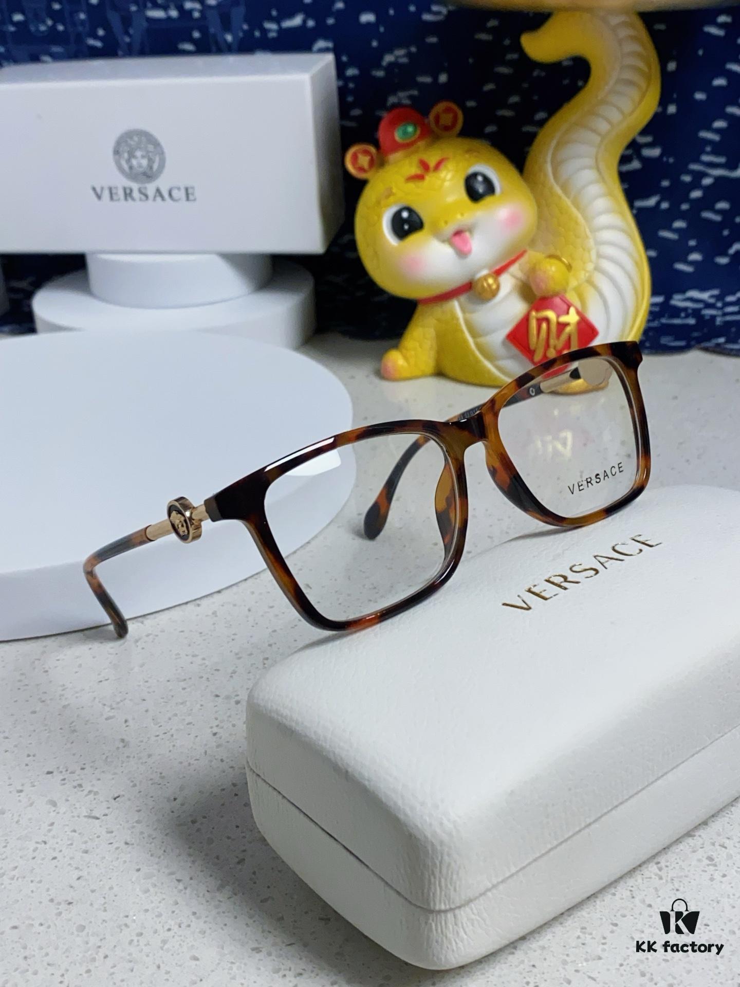 Versace Women's Square Logo Sunglasses Fashionable Unisex Optical Frame