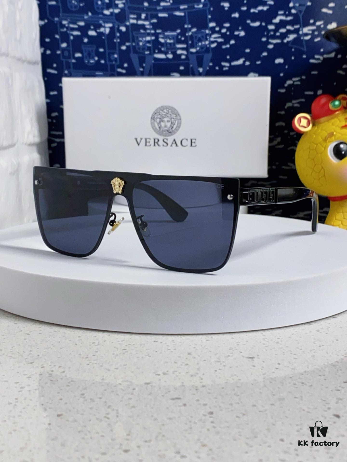 Versace 2025 New Fashion Sunglasses, Gradient UV-Protective Cut-Out Unisex Sunglasses