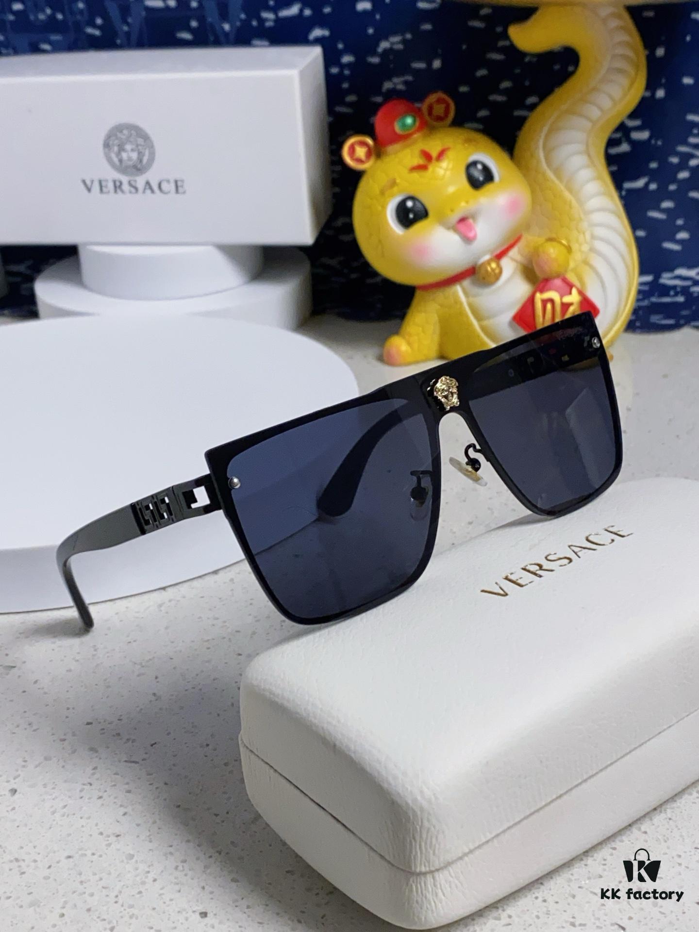 Versace 2025 New Fashion Sunglasses, Gradient UV-Protective Cut-Out Unisex Sunglasses