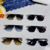 Versace 2025 New Arrival Fashion Sunglasses Gradient UV Protection Cut-out Design Unisex Eyewear