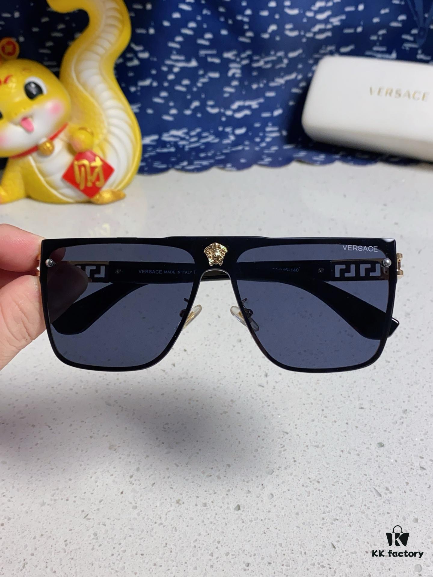 Versace 2025 New Fashion Sunglasses, Gradient UV-Protective Cut-Out Unisex Sunglasses