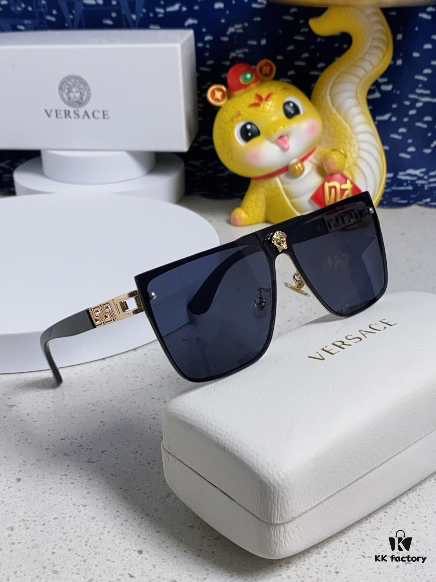 Versace 2025 New Fashion Sunglasses, Gradient UV-Protective Cut-Out Unisex Sunglasses
