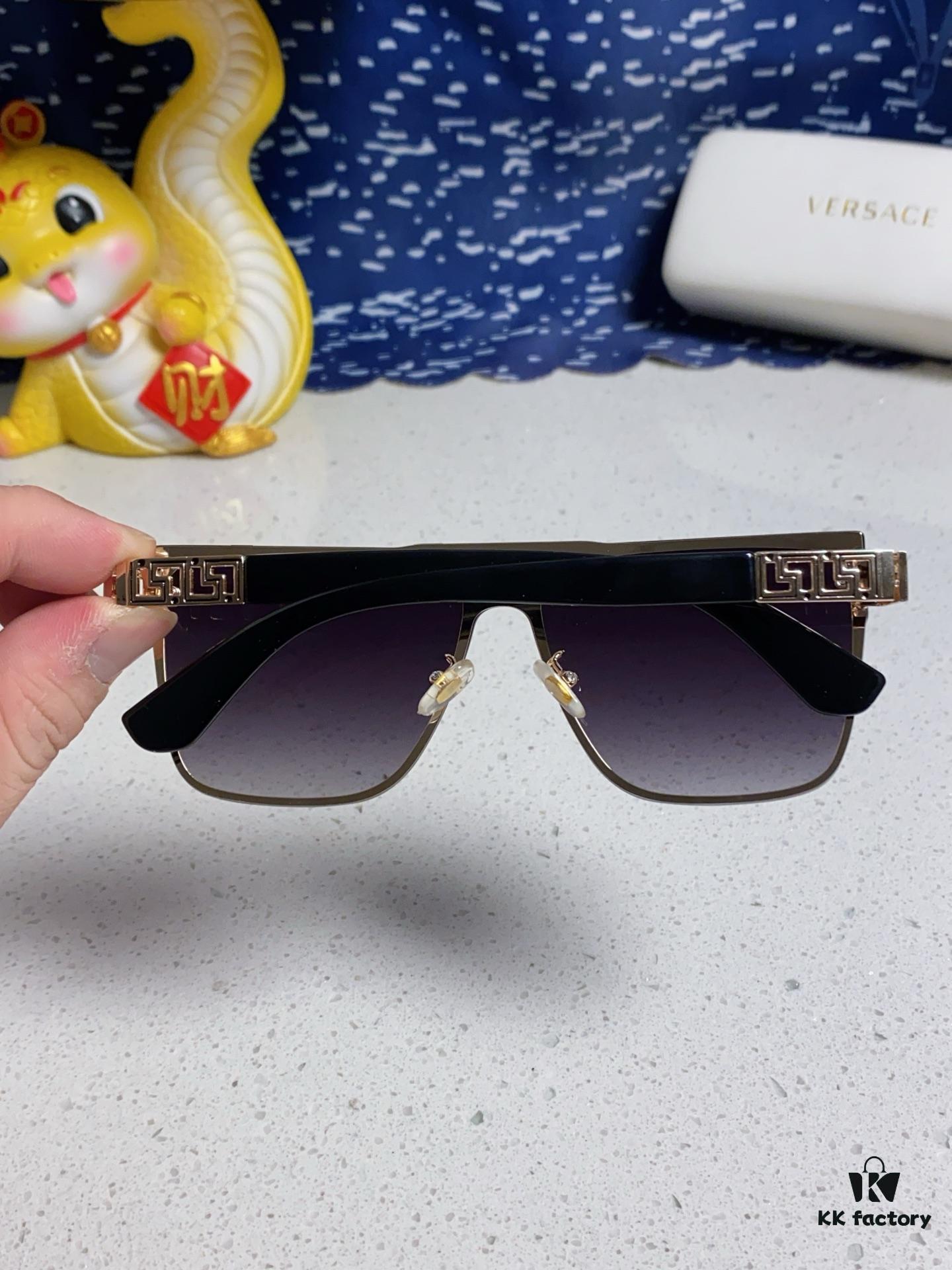 Versace 2025 New Fashion Sunglasses, Gradient UV Protection Cut-Out Unisex Sunglasses