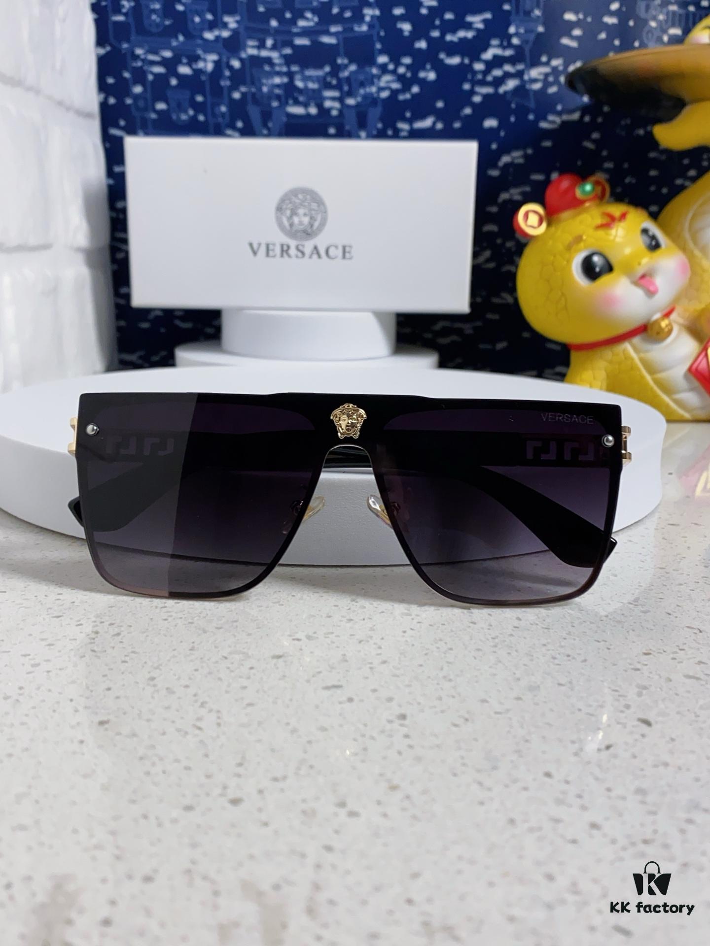 Versace 2025 New Fashion Sunglasses, Gradient UV Protection Cut-Out Unisex Sunglasses