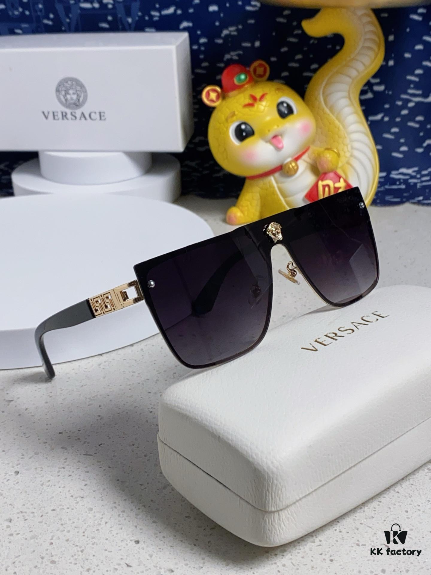 Versace 2025 New Fashion Sunglasses, Gradient UV Protection Cut-Out Unisex Sunglasses