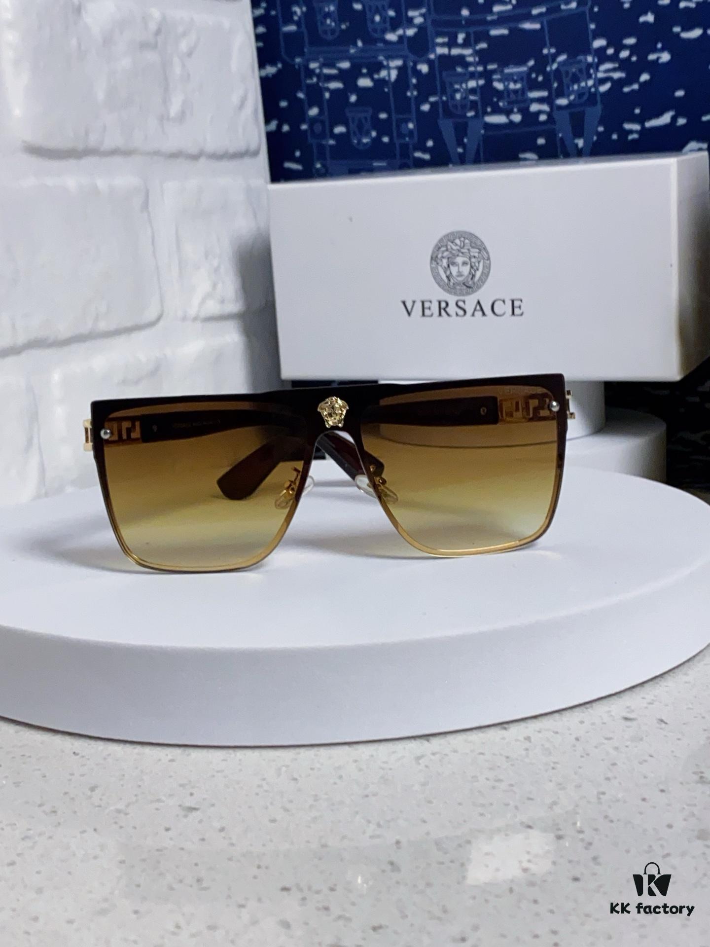 Versace 2025 New Arrival Fashion Sunglasses Gradient UV Protection Cut-out Design Unisex Eyewear