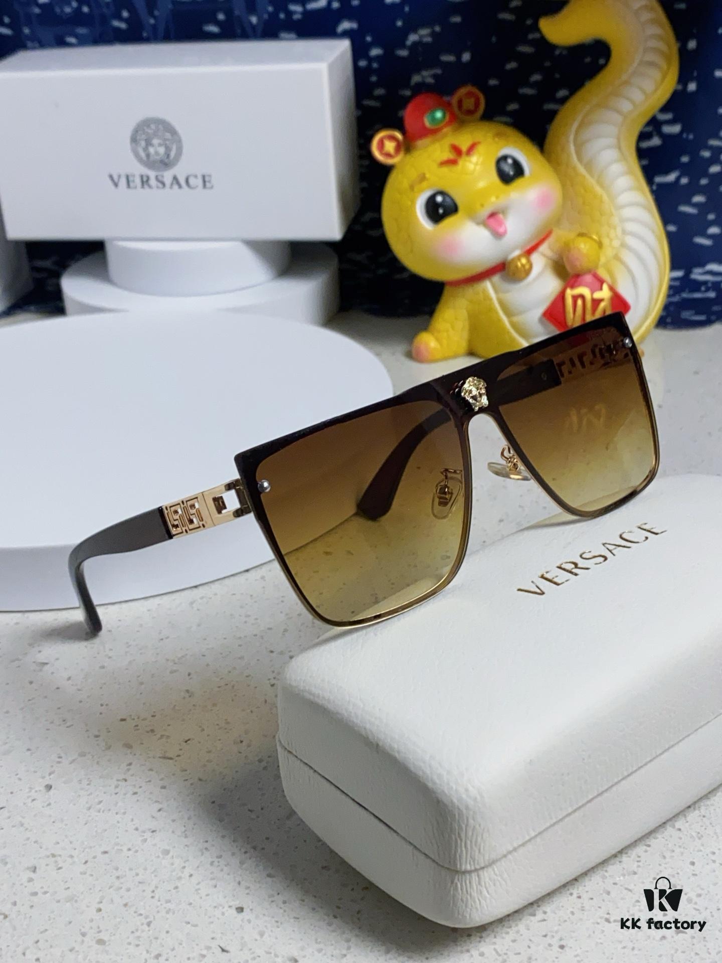 Versace 2025 New Arrival Fashion Sunglasses Gradient UV Protection Cut-out Design Unisex Eyewear