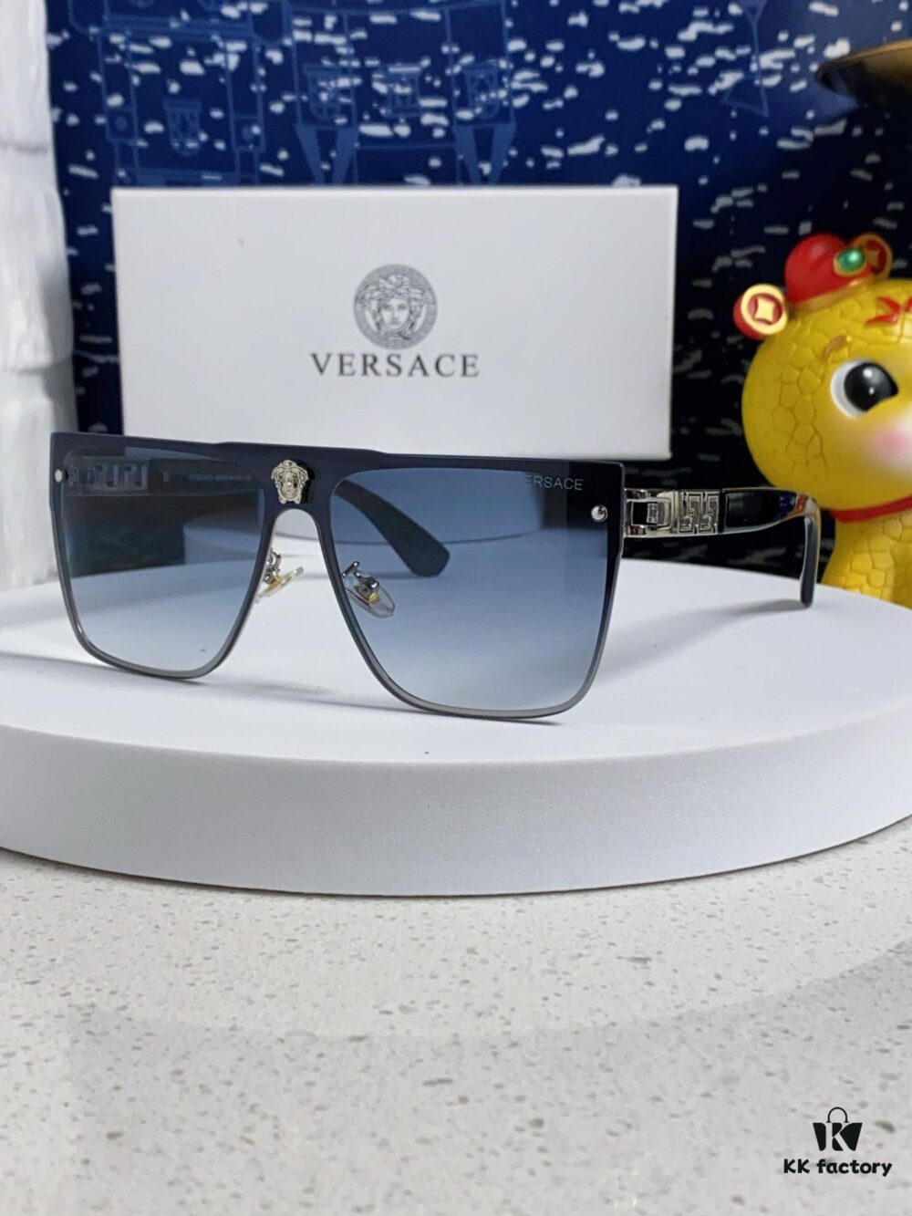Versace 2025 New Fashion Sunglasses, Gradient UV-Protective Cut-Out Unisex Sunglasses