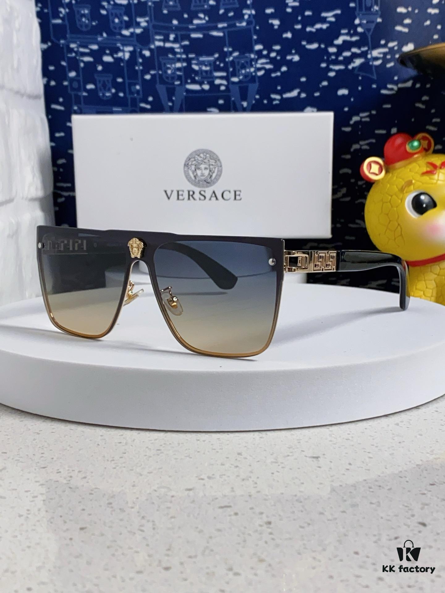 Versace 2025 New Fashion Sunglasses, Gradient UV-Protective Cut-Out Unisex Sunglasses