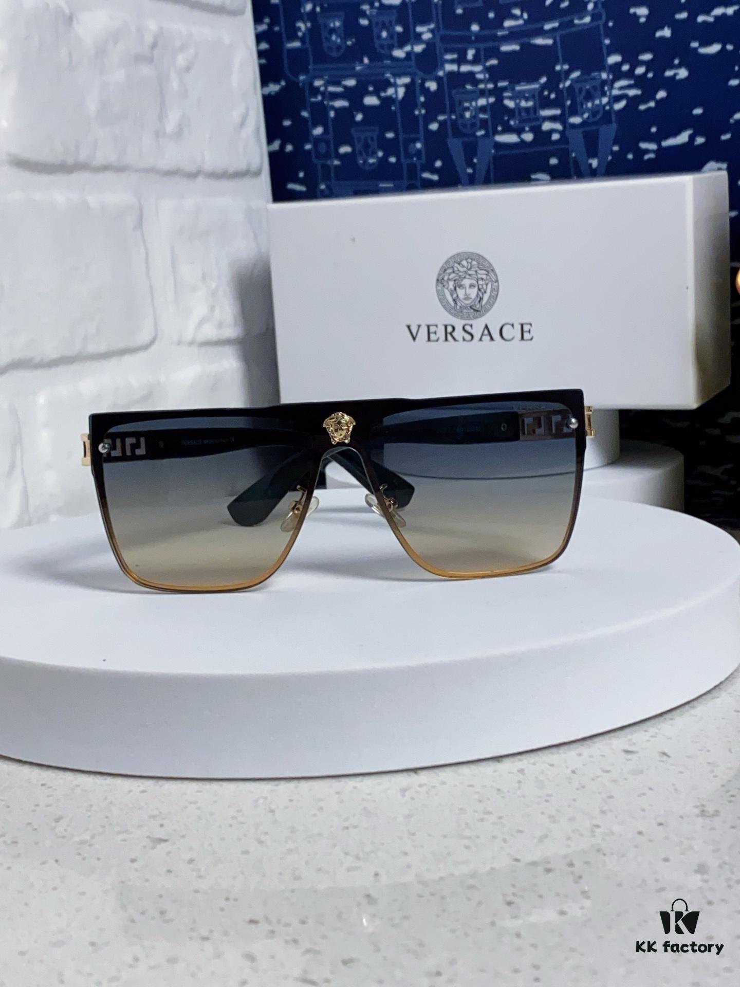 Versace 2025 New Fashion Sunglasses, Gradient UV-Protective Cut-Out Unisex Sunglasses