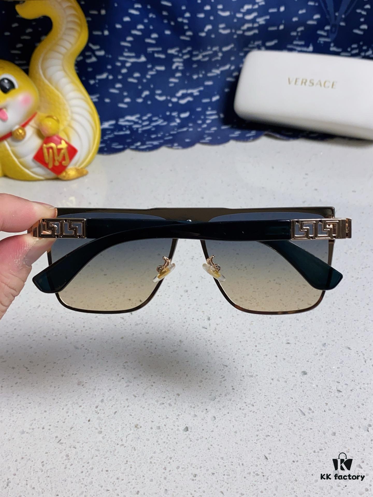 Versace 2025 New Fashion Sunglasses, Gradient UV-Protective Cut-Out Unisex Sunglasses