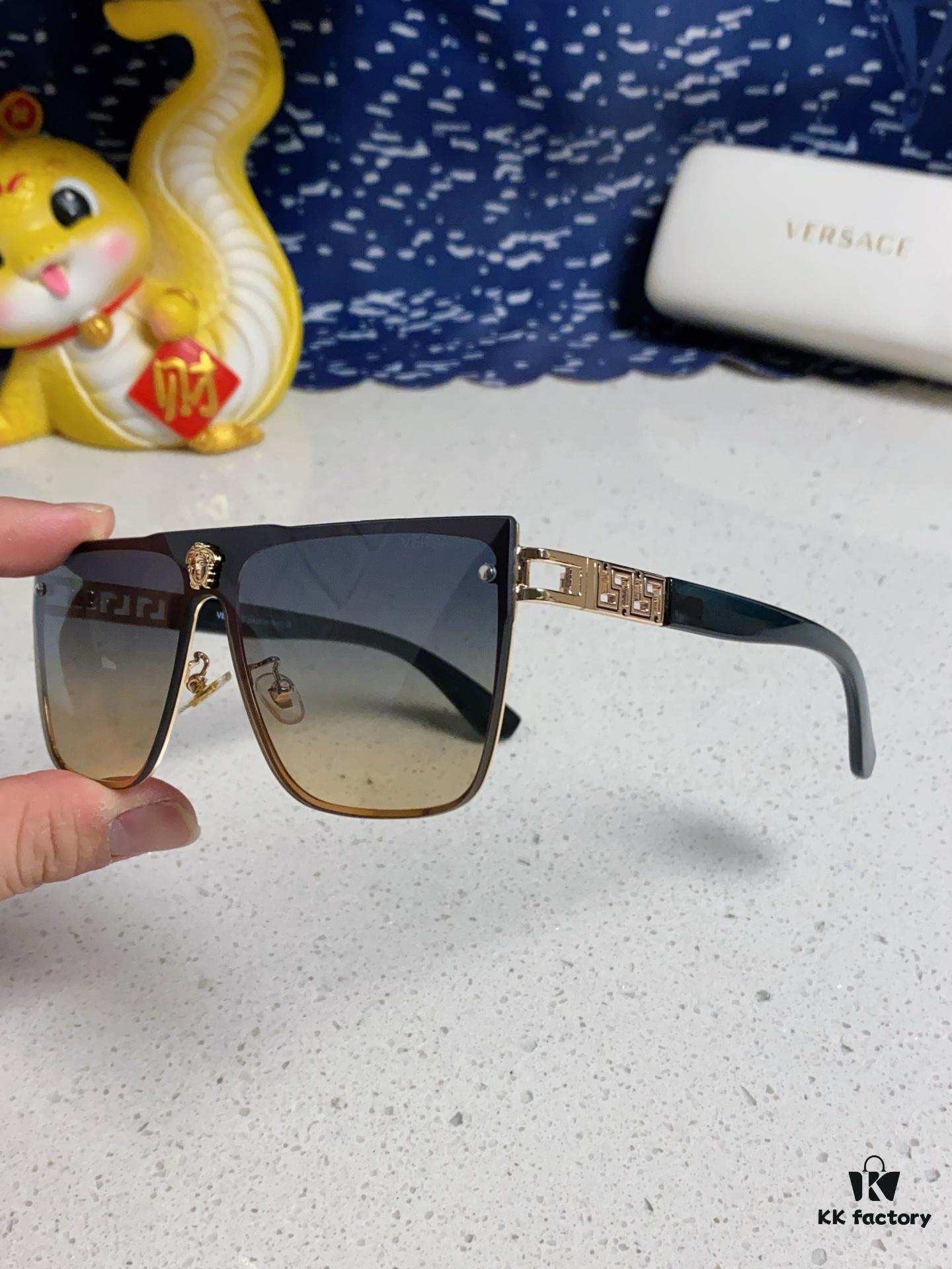 Versace 2025 New Fashion Sunglasses, Gradient UV-Protective Cut-Out Unisex Sunglasses