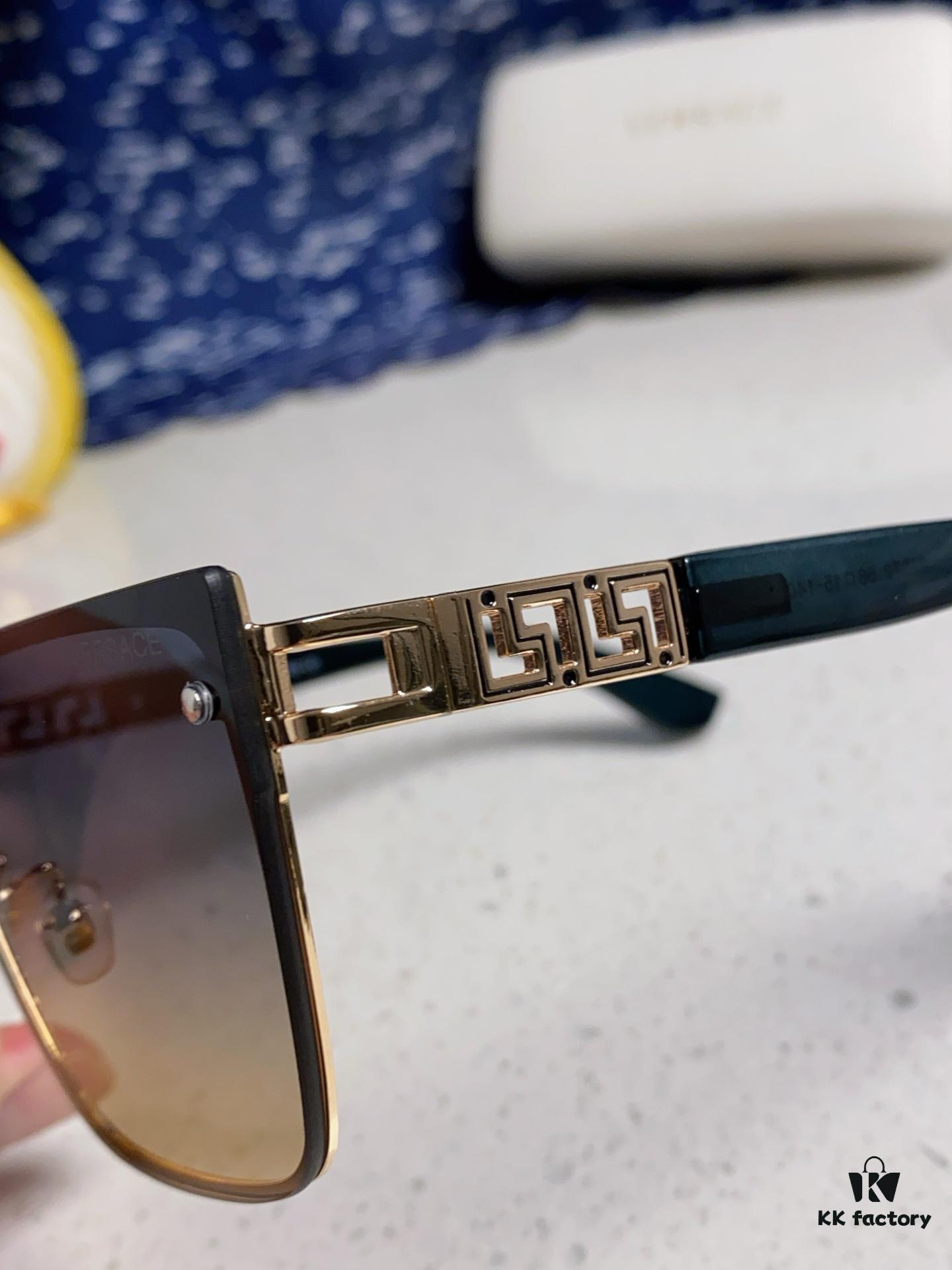 Versace 2025 New Fashion Sunglasses, Gradient UV-Protective Cut-Out Unisex Sunglasses