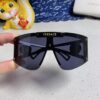 Versace 2025 New Arrival European and American Style One-Piece Sunglasses, Fashionable Oversized Hollow-Out Sunglasses for Men and Women