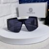 Versace 2025 New Arrival European and American Style One-Piece Sunglasses, Fashionable Oversized Hollow-Out Sunglasses for Men and Women
