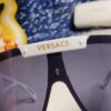 Versace 2025 New Arrival European and American Style One-Piece Sunglasses, Fashionable Oversized Hollow-Out Sunglasses for Men and Women