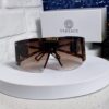 Versace 2025 New Arrival European and American Style One-Piece Oversized Hollow-Out Sunglasses, Fashionable Unisex Sun Glasses