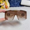 Versace 2025 New Arrival European and American Style One-Piece Fashion Sunglasses, Trendy Oversized Hollow-Out Sunglasses Unisex