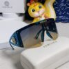 Versace 2025 New Arrival European and American Style One-Piece Sunglasses, Fashionable Oversized Hollow-Out Sunglasses for Men and Women