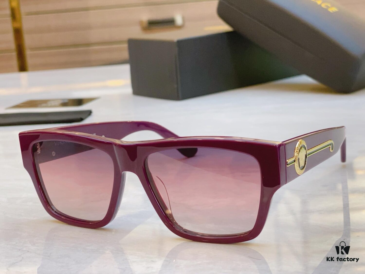 VERSACE New Model Sunglasses, MODEL: VE372N, SIZE: 56□17-145