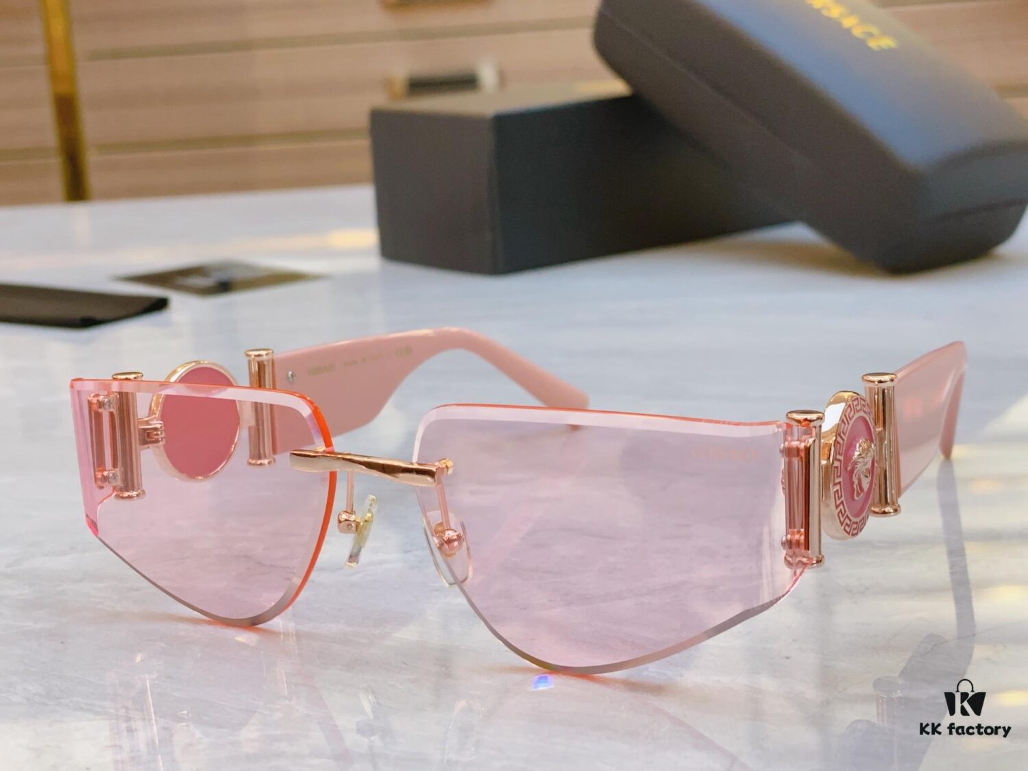 VERSACE New Model Sunglasses, MODEL: VE6773, SIZE: 63-17-138