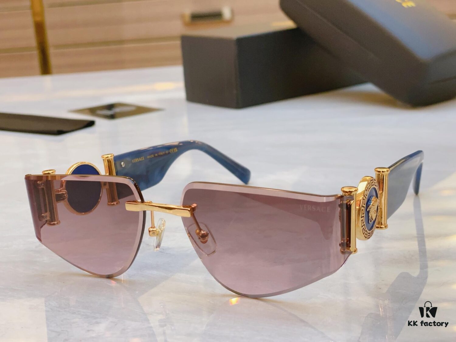 VERSACE New Model Sunglasses, MODEL: VE6773, SIZE: 63-17-138