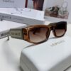 Versace 2025 New Arrival Small-Frame Sunglasses for Women, Stylish Letter Logo Unisex Square Sunglasses, Vintage-Inspired Designer Eyewear