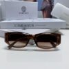 Versace 2025 New Arrival Small-Frame Sunglasses for Women, Stylish Letter Logo Unisex Square Sunglasses, Vintage-Inspired Designer Eyewear