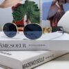 Versace New Retro Oval Sunglasses, Fashionable Unisex Sun Glasses, Celebrity Style