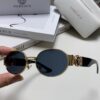 Versace New Retro Oval Sunglasses, Fashionable Unisex Sun Glasses, Celebrity Style