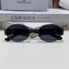 Versace New Retro Oval Sunglasses, Fashionable Unisex Sun Glasses, European and American Celebrity Style