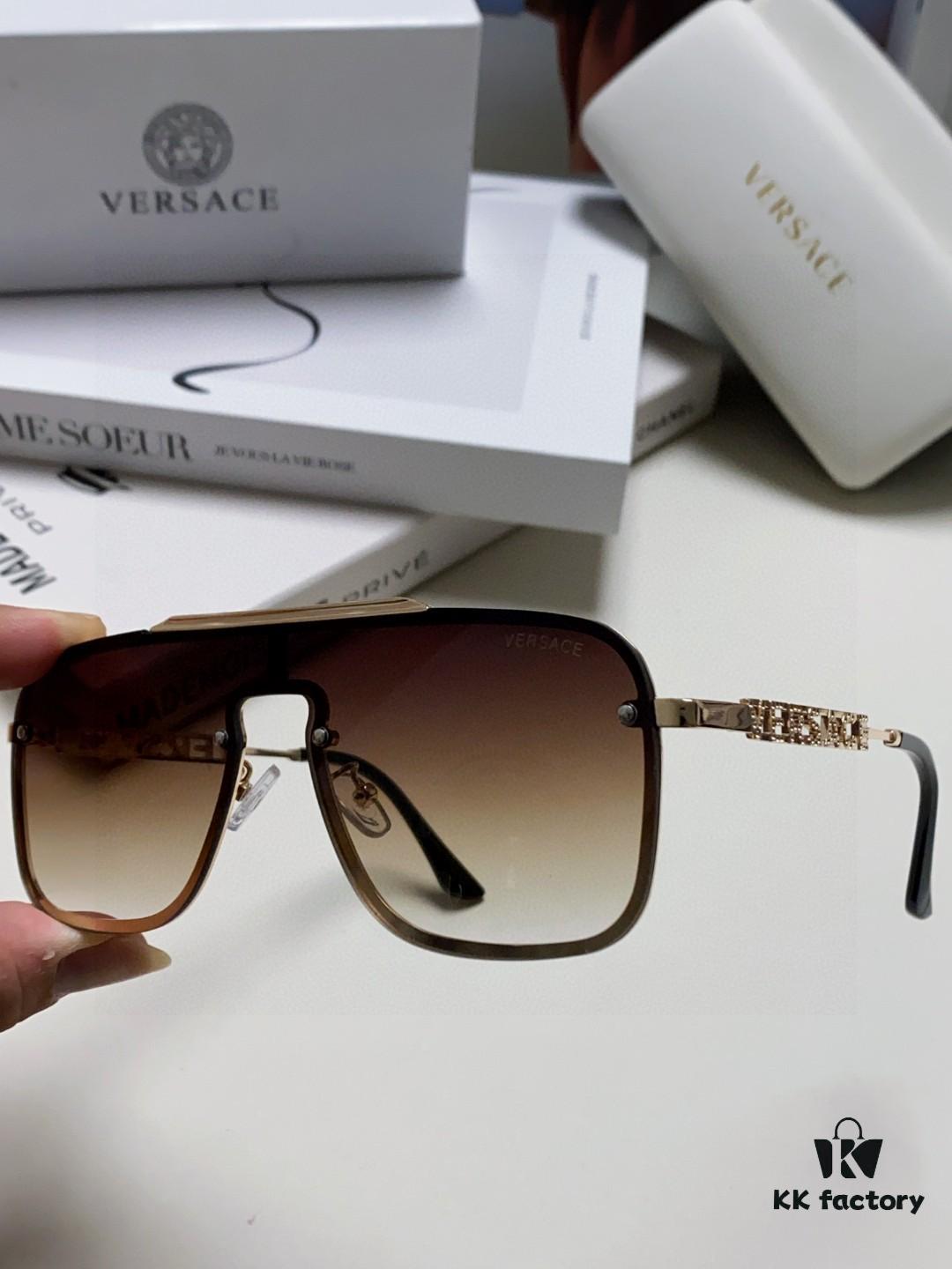 Versace 2025 New Arrival Unisex Sunglasses, Stylish UV-Protective Eyewear for Men and Women, Fashionable European-American Design, Comfortable Everyday Wear