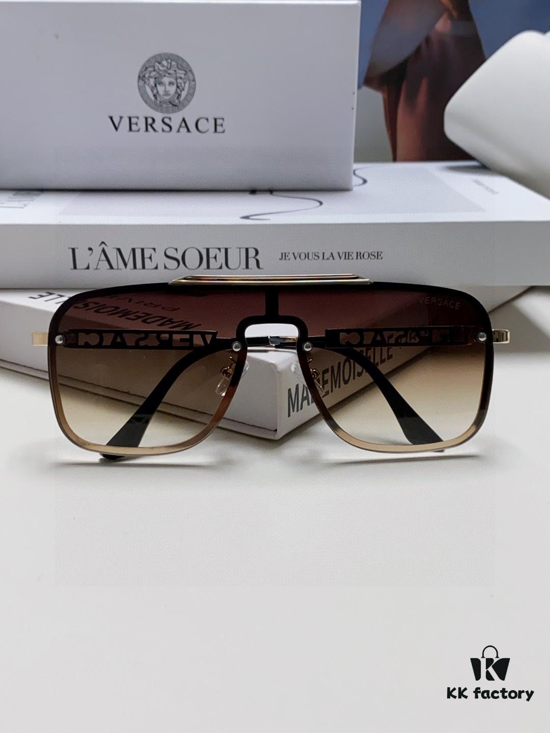 Versace 2025 New Arrival Unisex Sunglasses, Stylish UV-Protective Eyewear for Men and Women, Fashionable European-American Design, Comfortable Everyday Wear