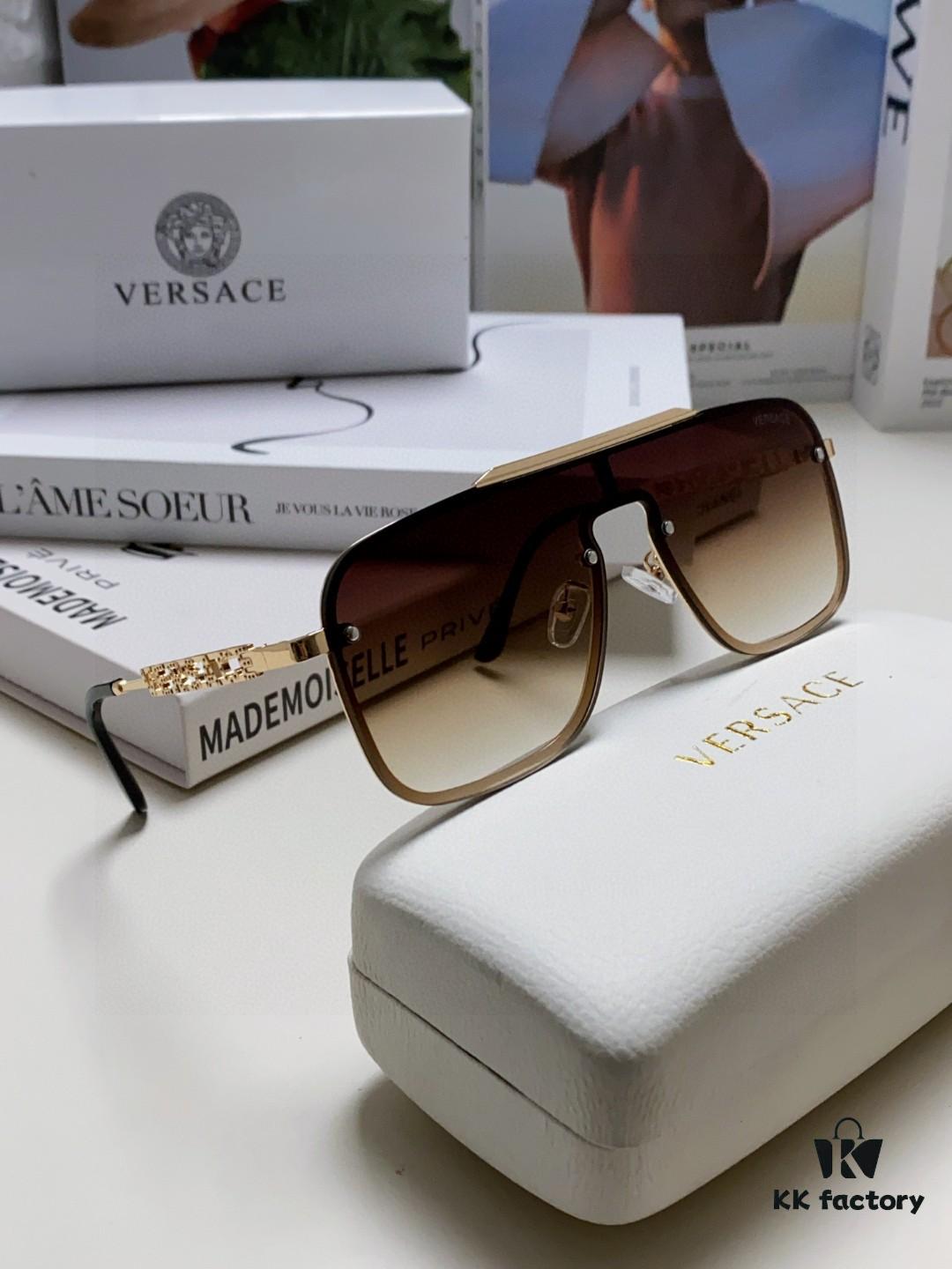 Versace 2025 New Arrival Unisex Sunglasses, Stylish UV-Protective Eyewear for Men and Women, Fashionable European-American Design, Comfortable Everyday Wear
