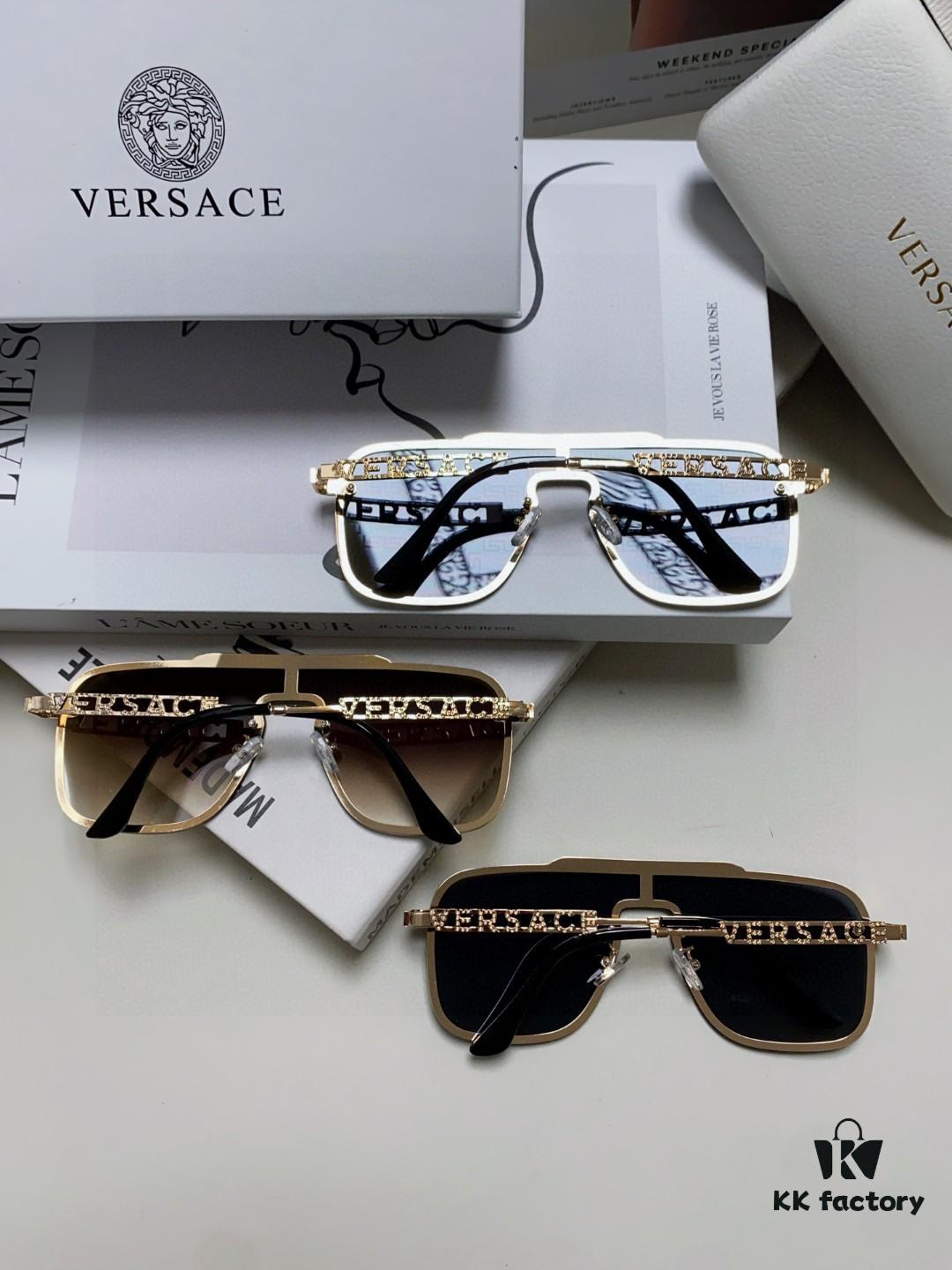 Versace 2025 New Arrival Unisex Sunglasses, Stylish UV-Protective Eyewear for Men and Women, Fashionable European-American Design, Comfortable Everyday Wear