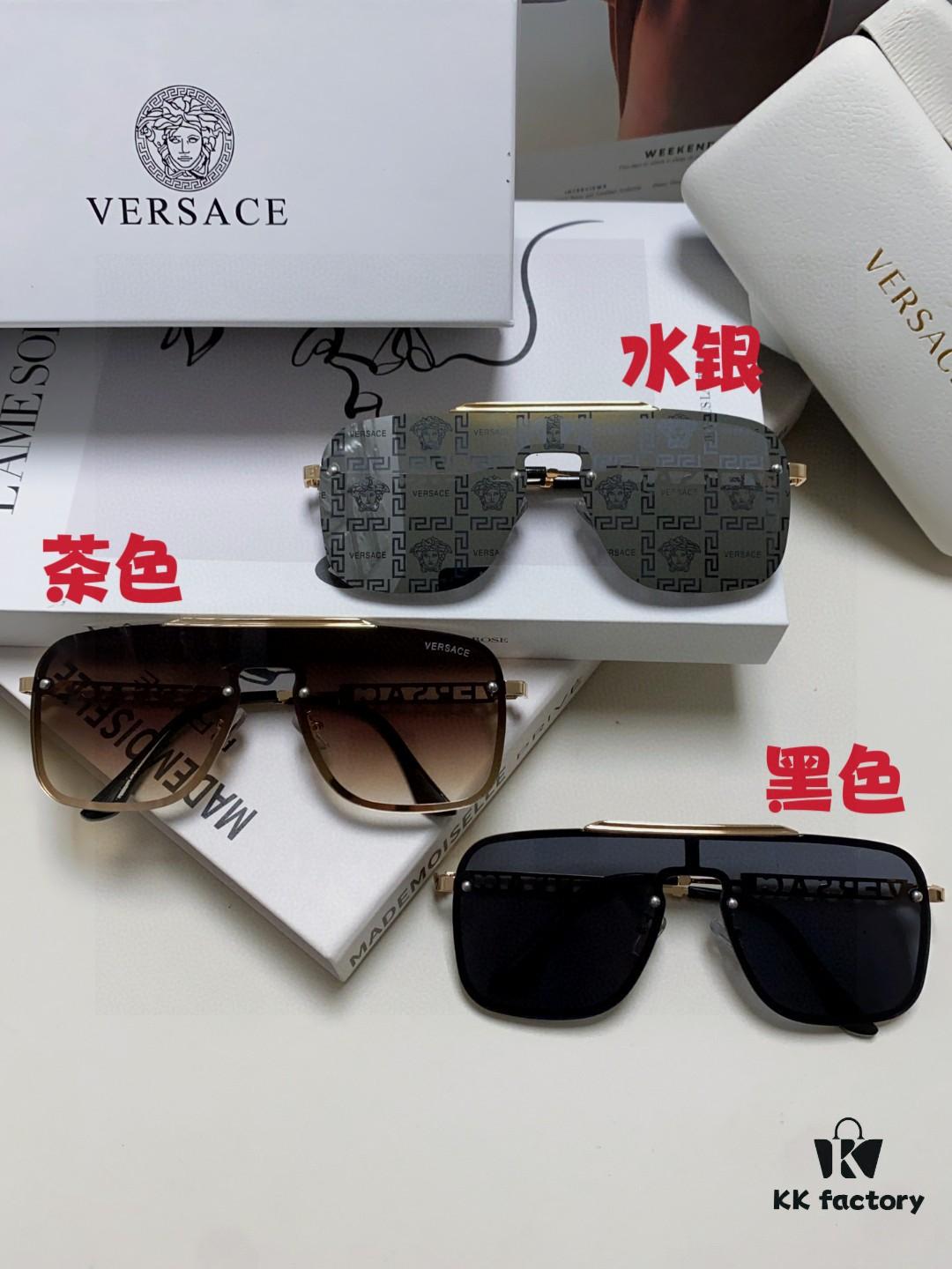 Versace 2025 New Arrival Unisex Sunglasses, Stylish UV-Protective Eyewear for Men and Women, Fashionable European-American Design, Comfortable Everyday Wear