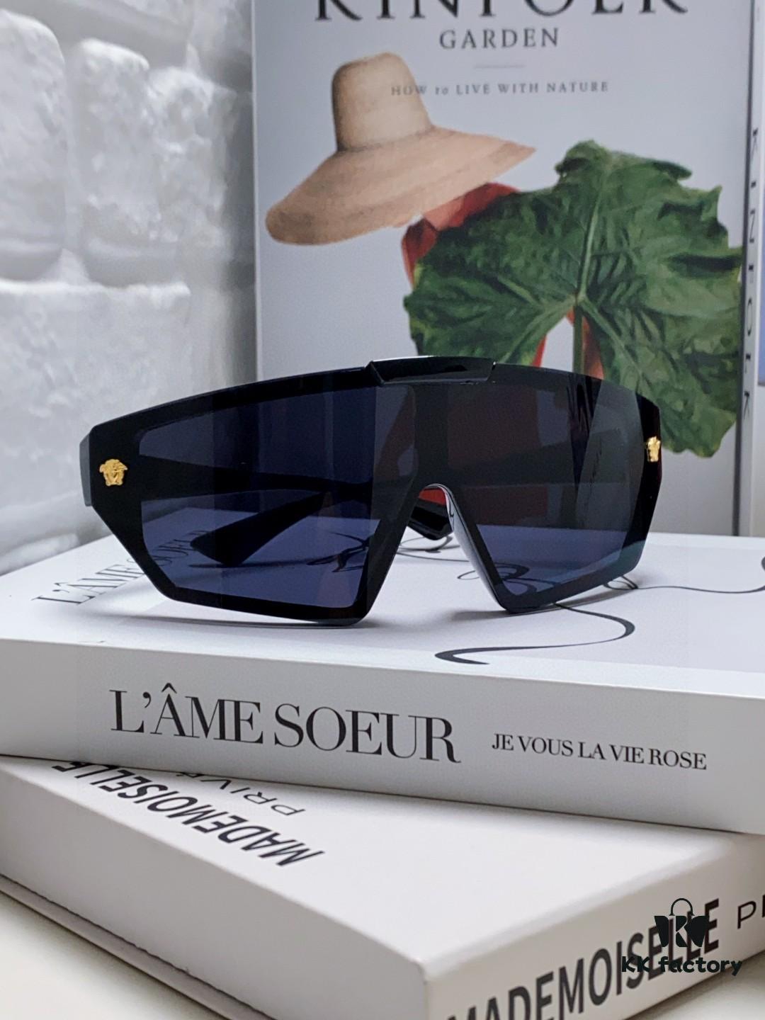 VERSACE Versace [2025 Spring/Summer New Arrival] Unisex Sunglasses, One-Piece Mask-Style Goggles